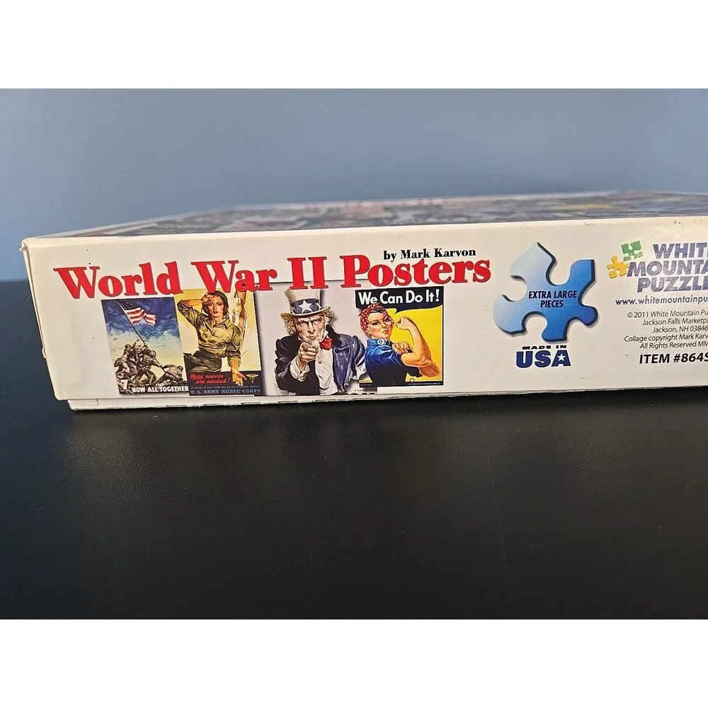 White Mountain 1000 Piece Puzzle World War‎ II Posters